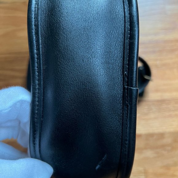 Vintage 90's Coach black Bella Court small leather purse serial # 4 D 9957, USA! - Picture 4 of 8